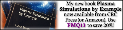 Click to order Plasma Simulations by Example by L. Brieda Plasma Simulations by Example book discount