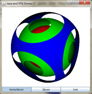 isosurface of sphere display