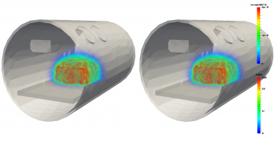 vacuum chamber water flash off simulation frame 1