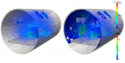 vacuum chamber water flash off simulation frame 3