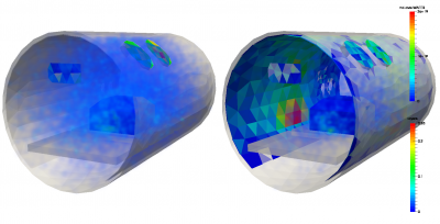 vacuum chamber water flash off simulation frame 4