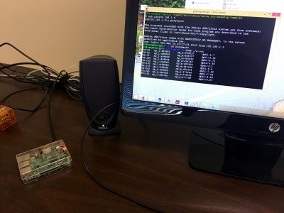 raspberry pi running as server